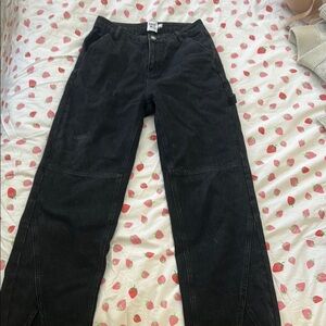 Black Denim Pants